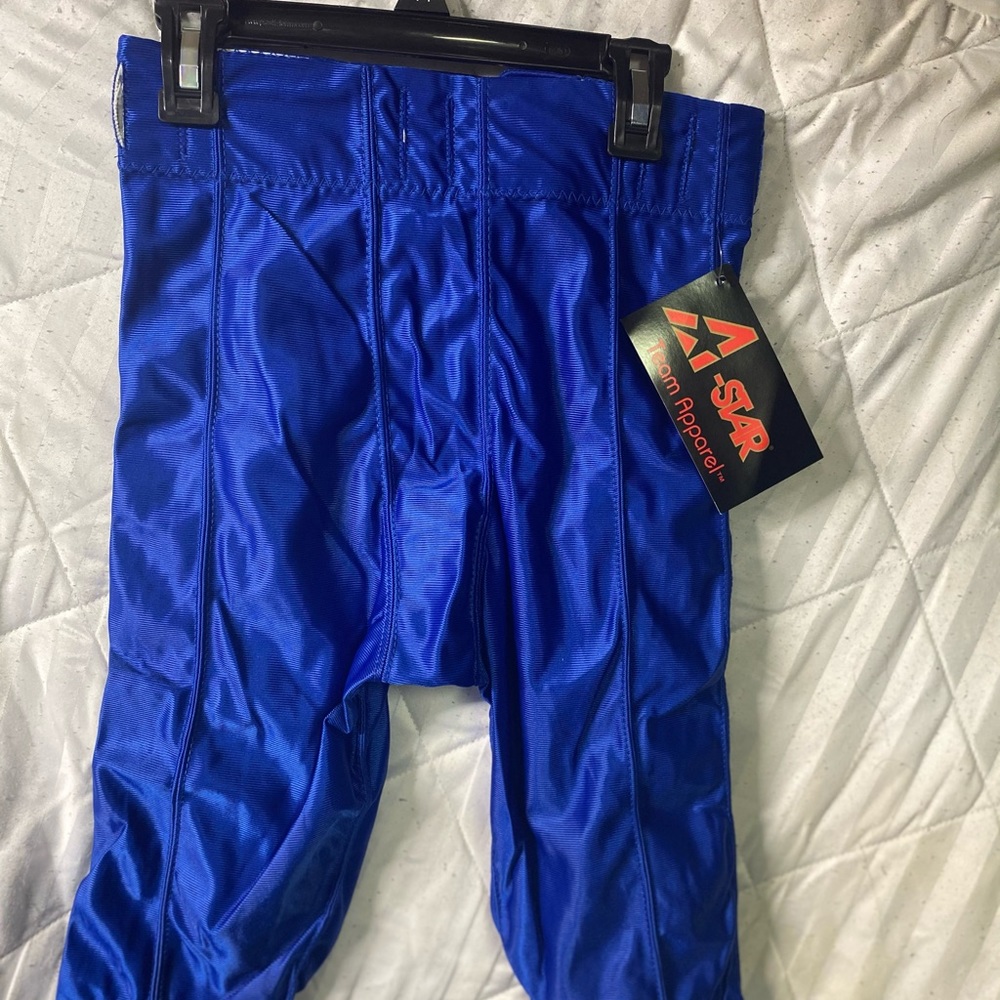 All Star Royal Blue Youth Small Football Pants